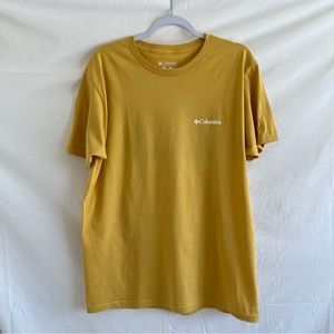 Columbia Graphics “Greater Outdoor Gear” NWTShort SleeveT-ShirtYellow Size Large